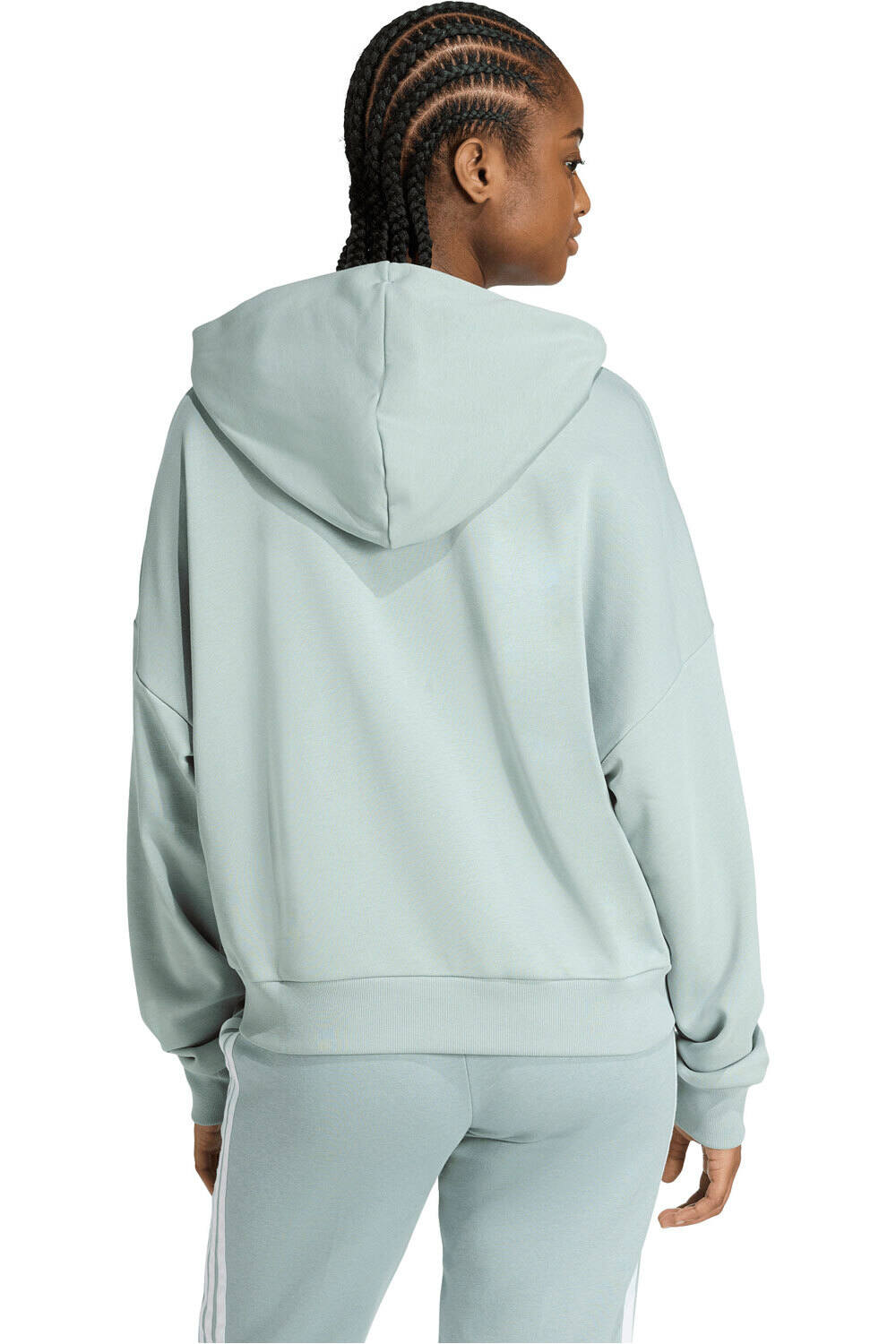 adidas sudadera mujer ESSENTIALS BIG LOGO FRENCH TERRY vista trasera