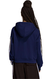 adidas sudadera mujer ESSENTIALS FRENCH TERRY 3 BANDAS vista trasera
