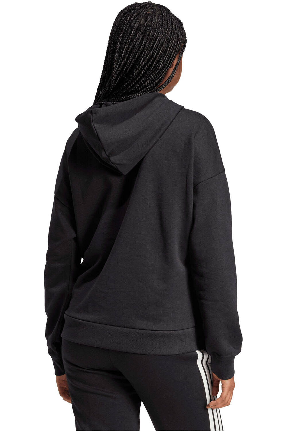 adidas sudadera mujer ESSENTIALS LINEAR FRENCH TERRY vista trasera