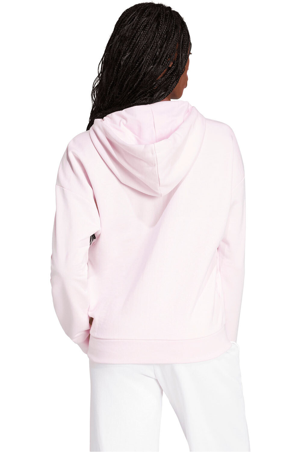 adidas sudadera mujer ESSENTIALS LINEAR FULL ZIP vista trasera