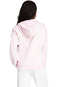 adidas sudadera mujer ESSENTIALS LINEAR FULL ZIP vista trasera