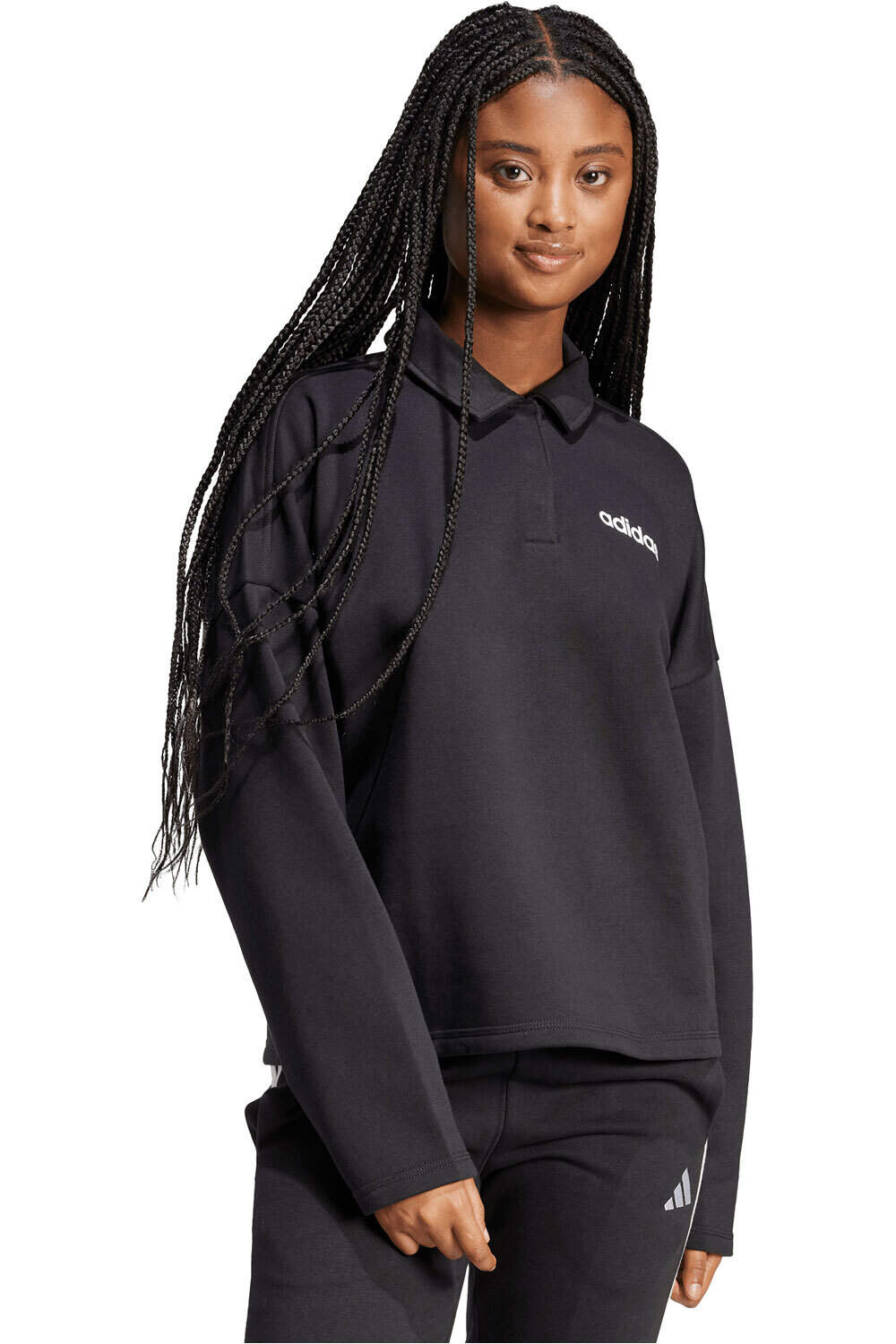 adidas sudadera mujer ESSENTIALS LINEAR vista frontal