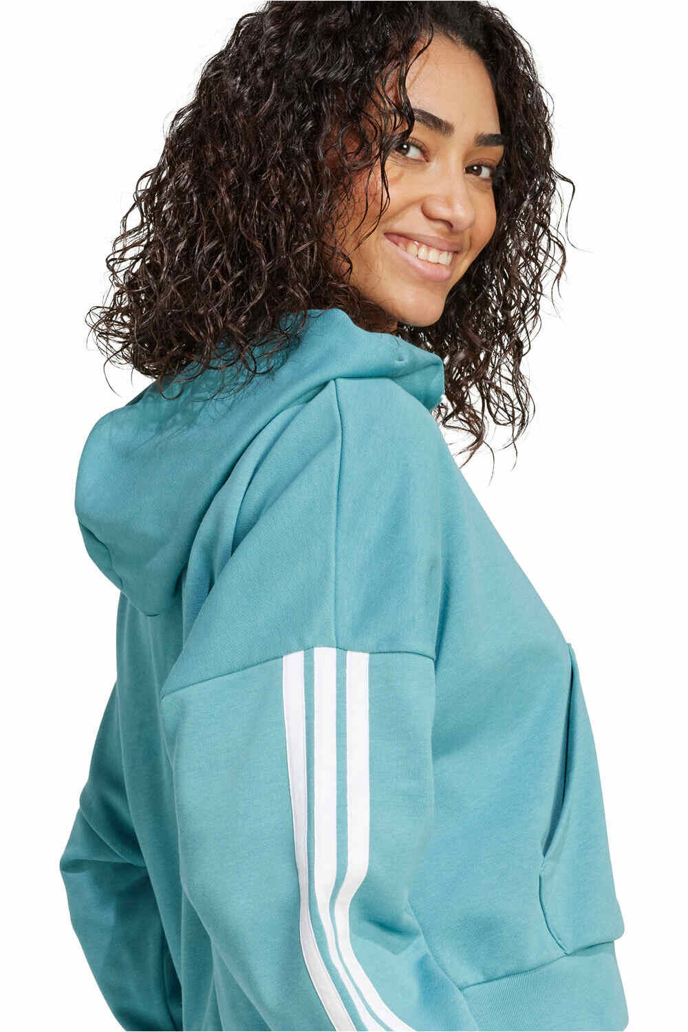 adidas sudadera mujer ESSENTIALS QUARTER-ZIP vista detalle