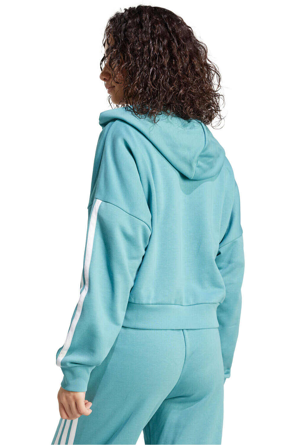 adidas sudadera mujer ESSENTIALS QUARTER-ZIP vista trasera