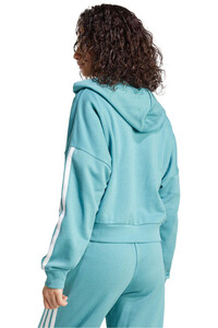 adidas sudadera mujer ESSENTIALS QUARTER-ZIP vista trasera
