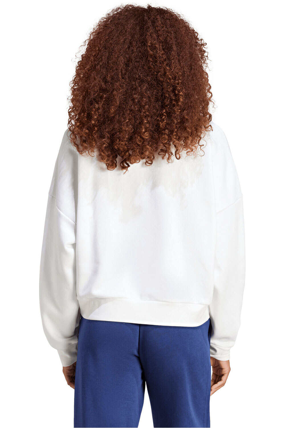 adidas sudadera mujer ESSENTIALS SMALL LOGO FEELCOZY vista trasera