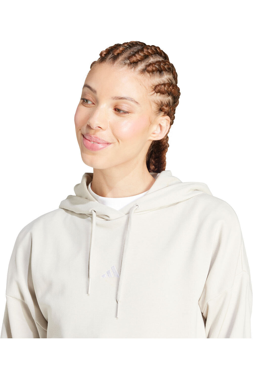 adidas sudadera mujer ESSENTIALS SMALL LOGO vista detalle