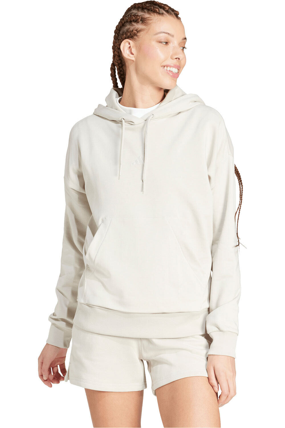 adidas sudadera mujer ESSENTIALS SMALL LOGO vista frontal