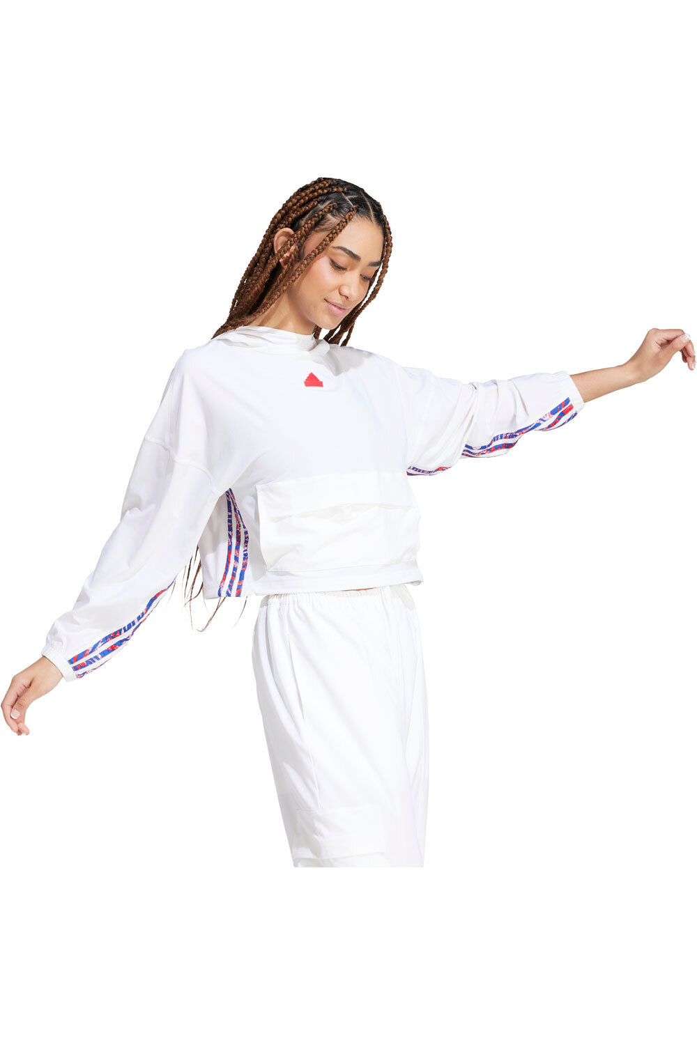 adidas sudadera mujer EXPRESS WVN HD vista detalle