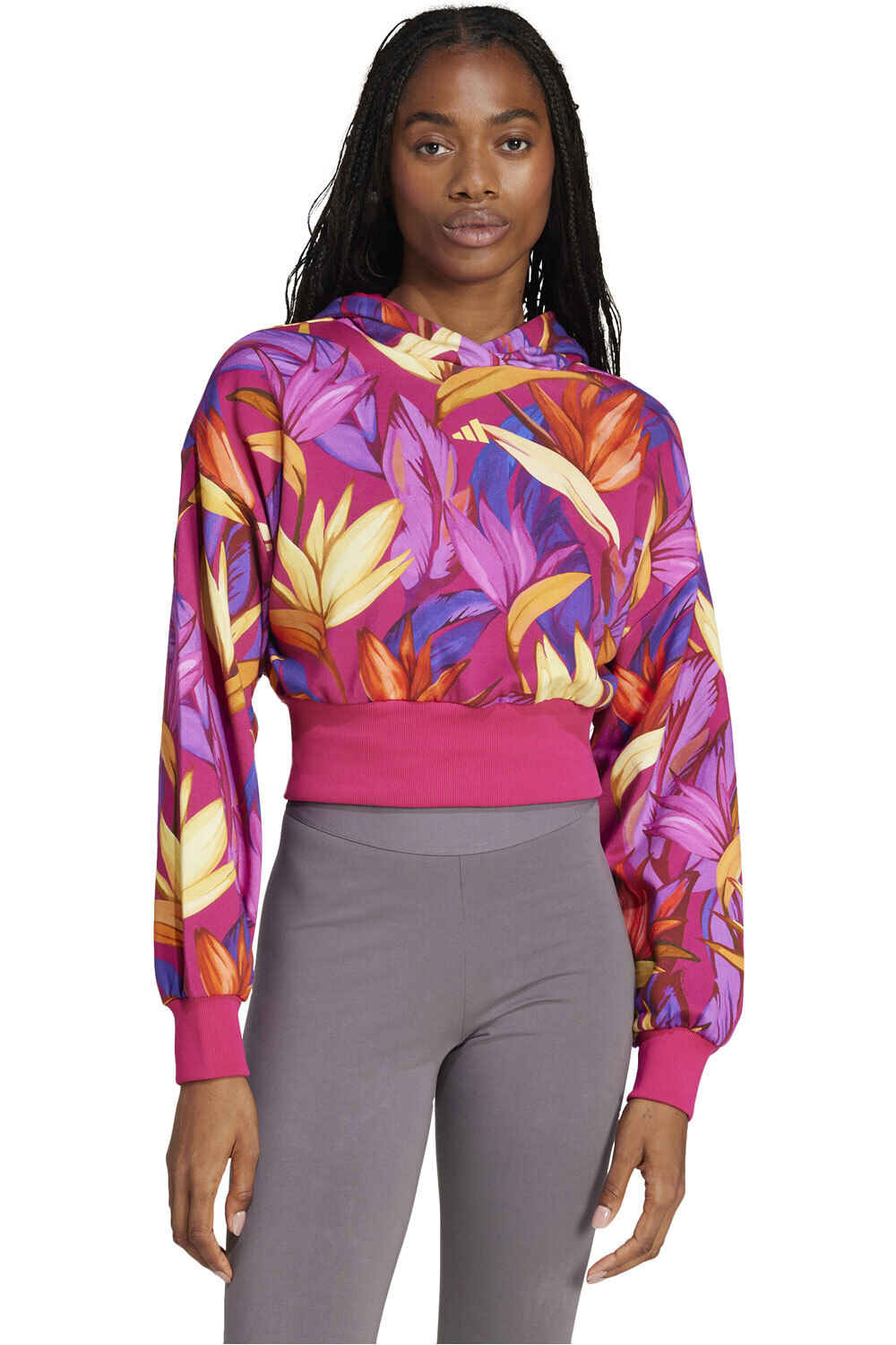 adidas sudadera mujer FARM HOODIE vista frontal