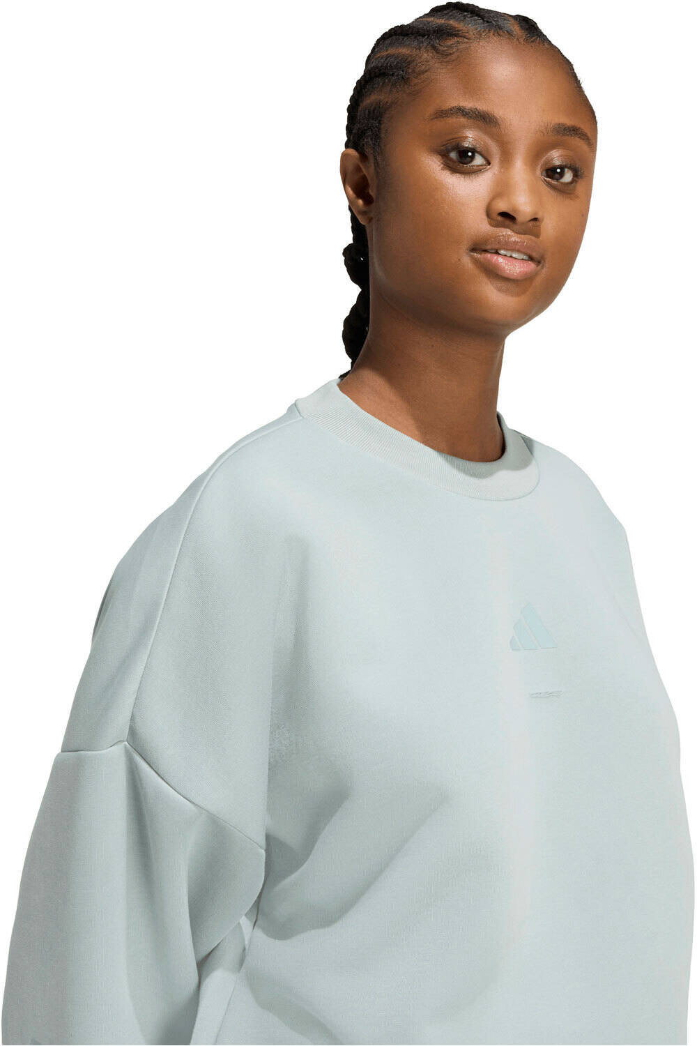 adidas sudadera mujer FUTURE ICONS 3 BANDAS vista detalle