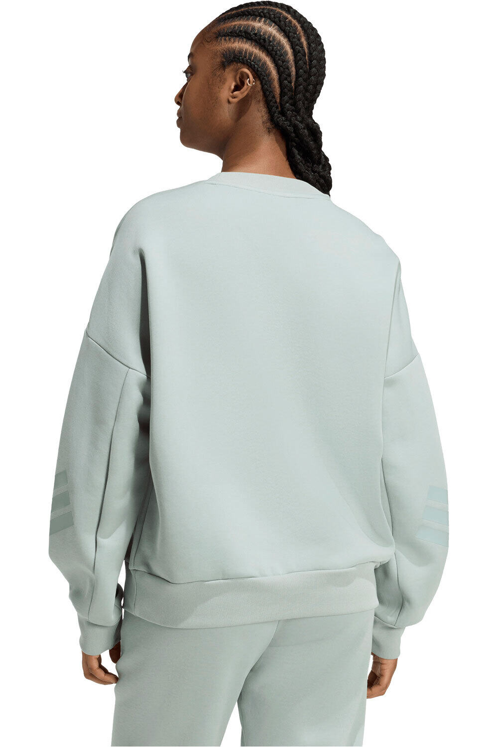 adidas sudadera mujer FUTURE ICONS 3 BANDAS vista trasera