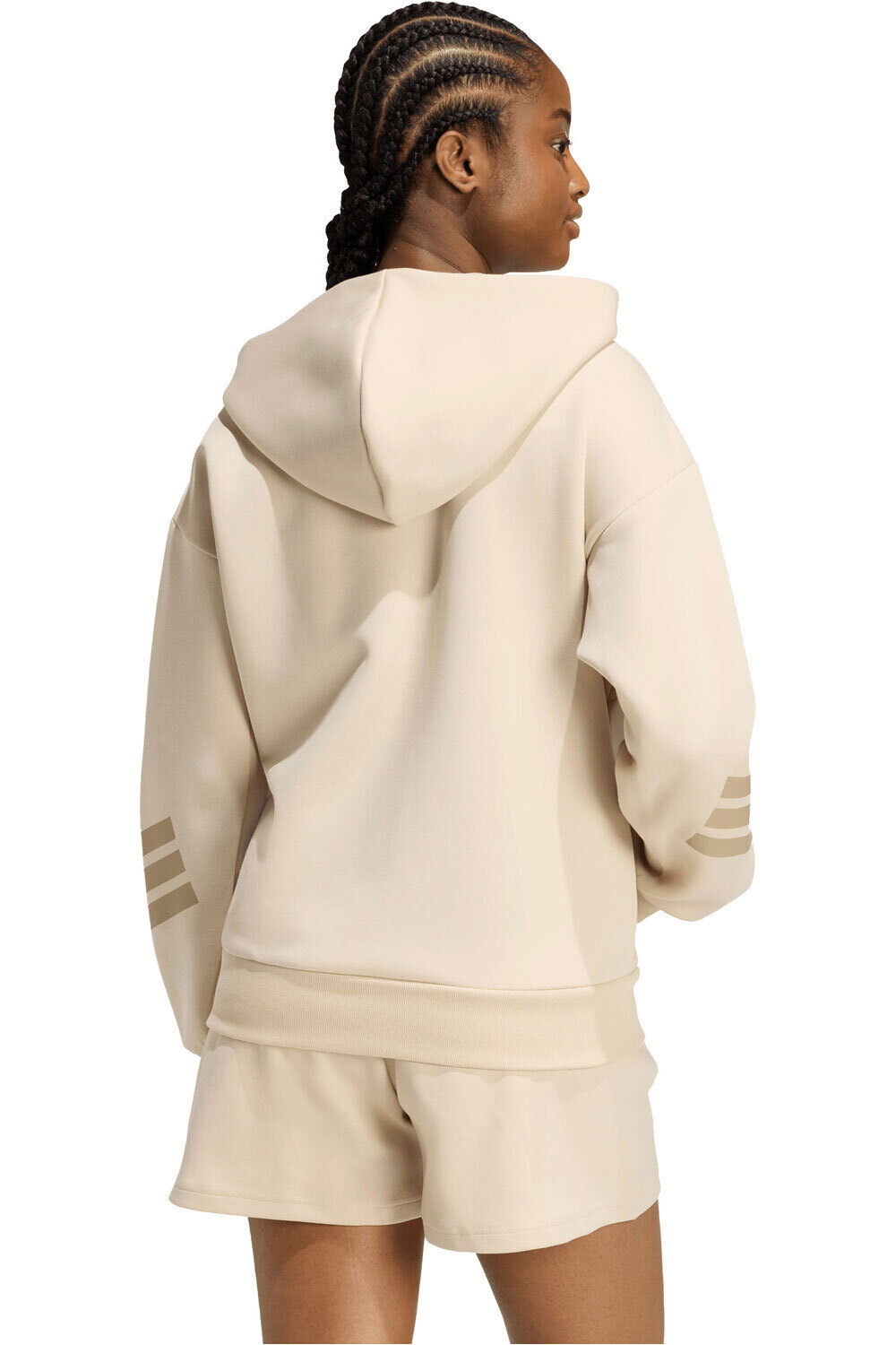 adidas sudadera mujer FUTURE ICONS 3 BANDAS vista trasera