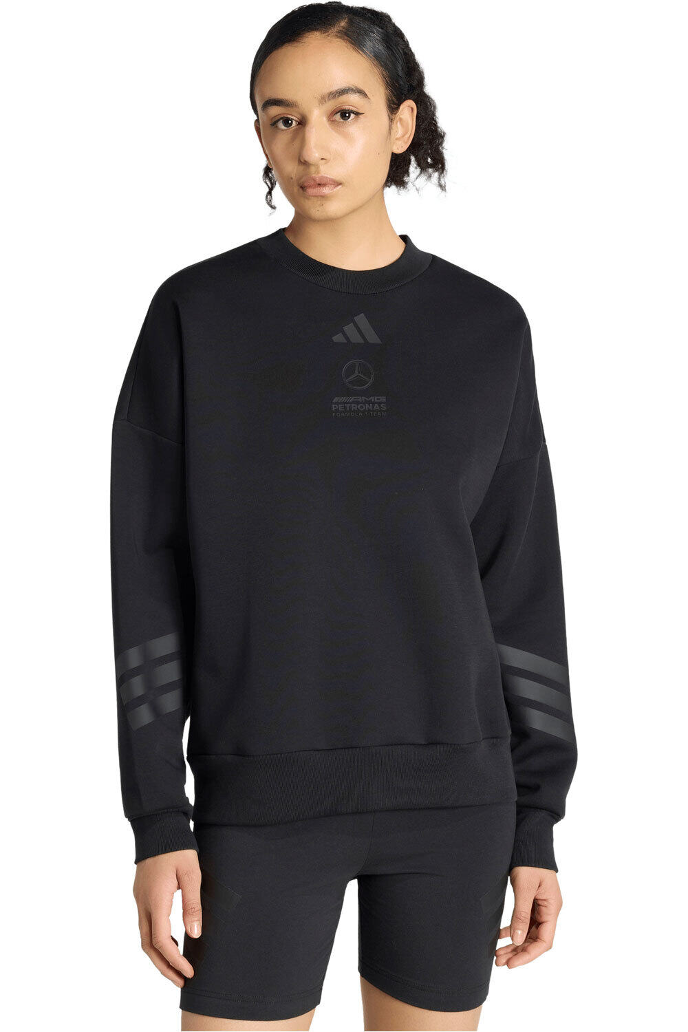 adidas sudadera mujer MERCEDES-AMG PETRONAS F1 NIGHT vista frontal