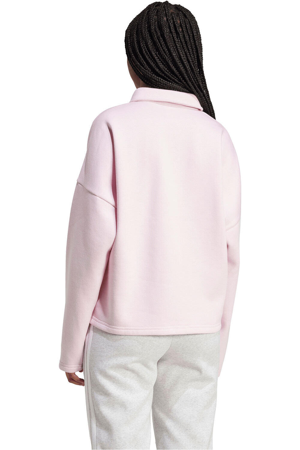 adidas sudadera mujer POLO ESSENTIALS LINEAR vista trasera