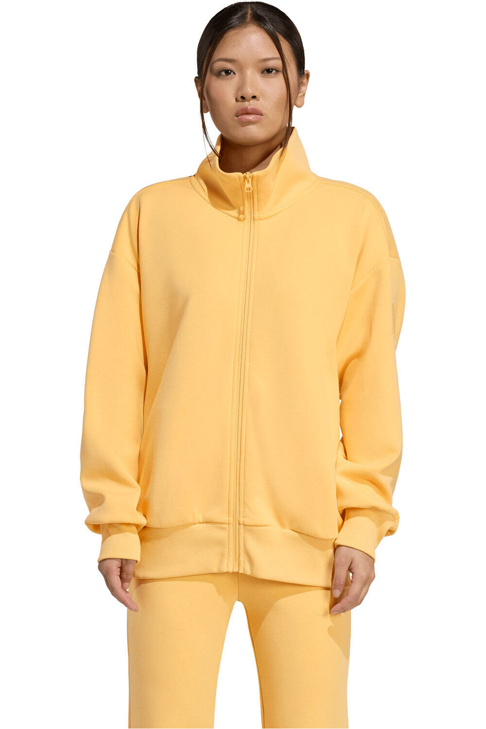 adidas sudadera mujer SOFT LUX LOOSE FULL-ZIP vista frontal