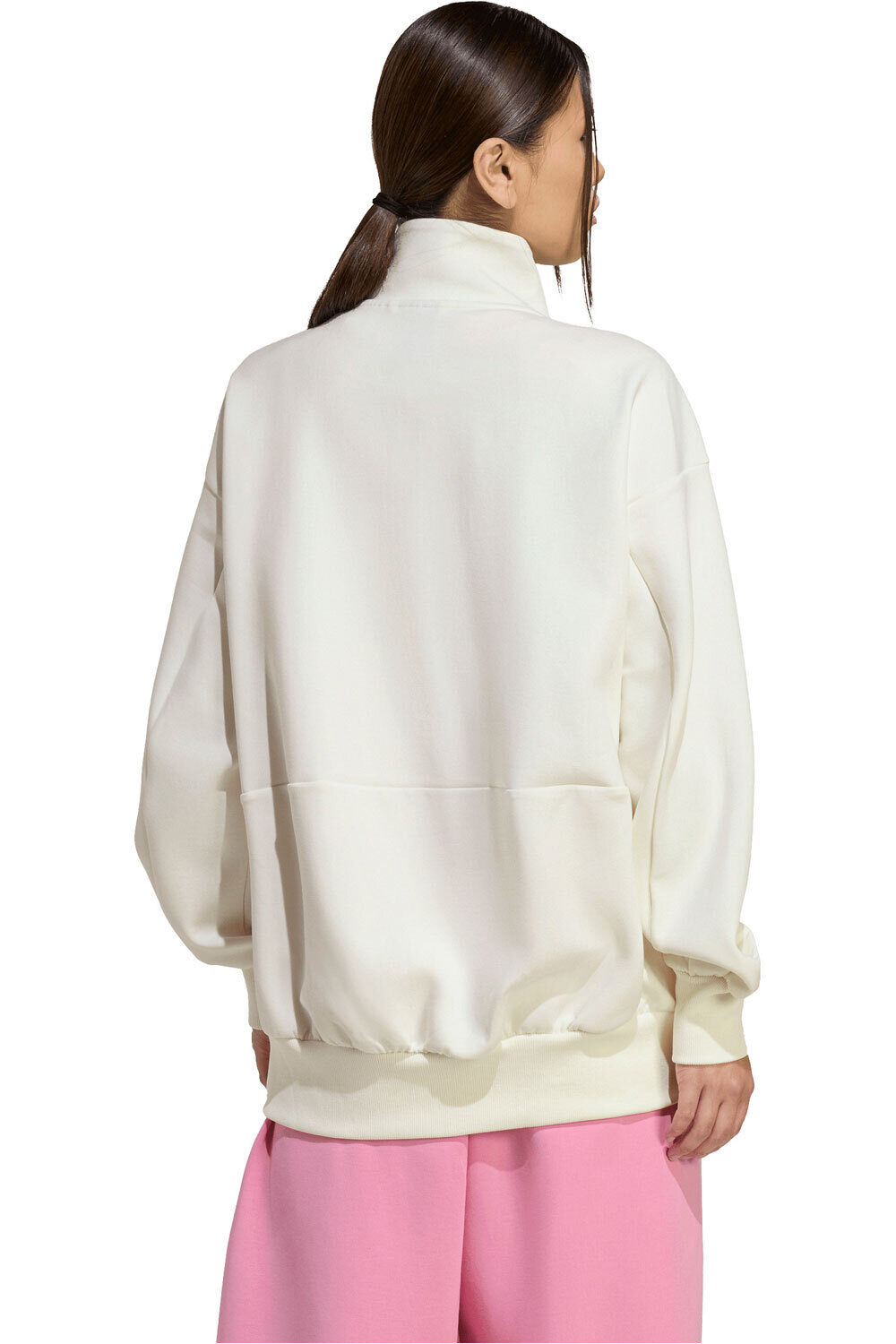adidas sudadera mujer SOFT LUX LOOSE FULL-ZIP vista trasera