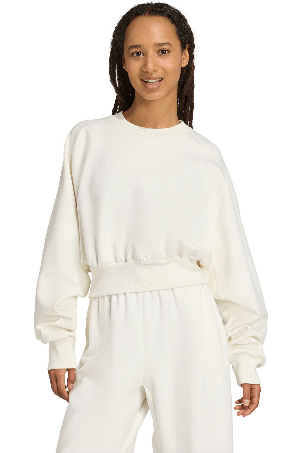 adidas sudadera mujer SOFT LUX vista frontal