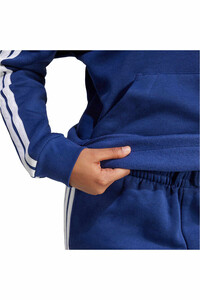 adidas sudadera mujer Sudadera capucha 3 bandas Essentials 03