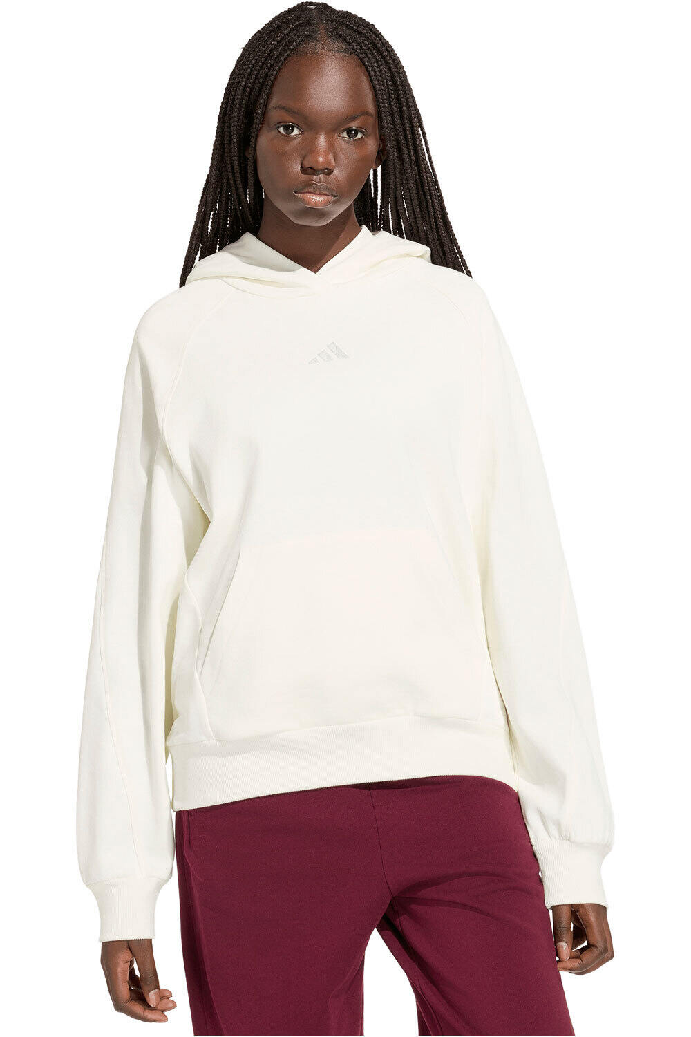 adidas sudadera mujer SUDADERA CAPUCHA EQUIPACIN LOGO vista frontal