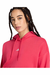adidas sudadera mujer Sudadera capucha Ess Logo Feel Cozy vista detalle