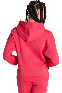 adidas sudadera mujer Sudadera capucha Ess Logo Feel Cozy vista trasera