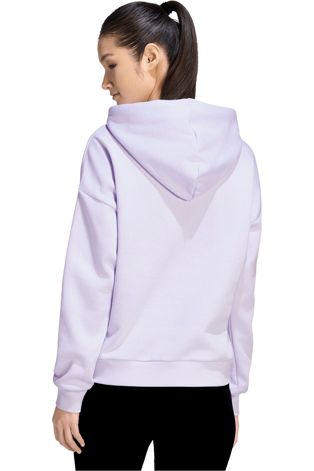 adidas sudadera mujer Sudadera capucha Ess Logo Feel Cozy vista trasera