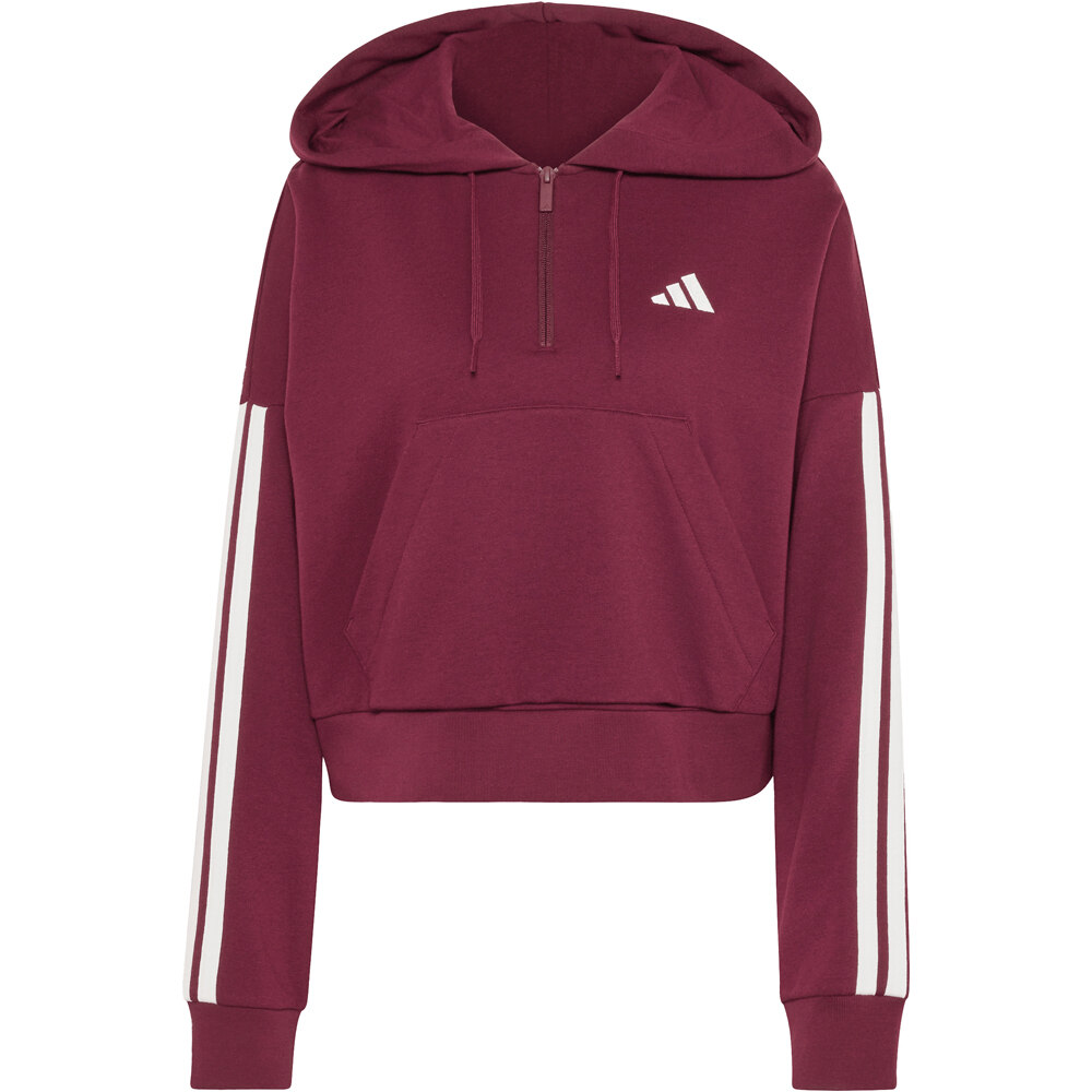 adidas sudadera mujer Sudadera capucha Essentials FT Quarter-Zip 3S 04