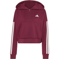 adidas sudadera mujer Sudadera capucha Essentials FT Quarter-Zip 3S 04