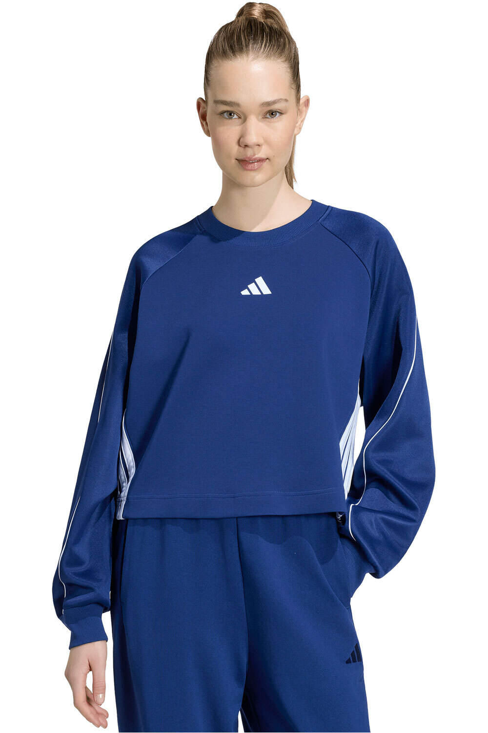 adidas sudadera mujer Sudadera cuello redondo Stadium 3S vista frontal