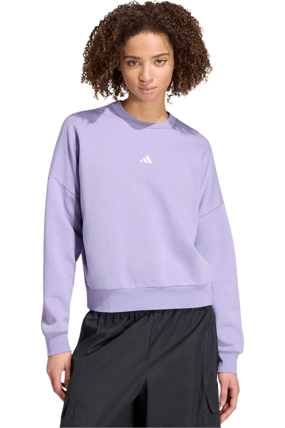 adidas sudadera mujer Sudadera Ess Small Logo Feelcozy vista frontal