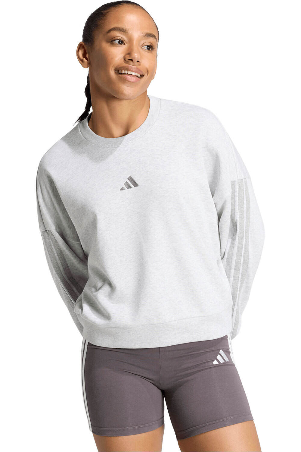 adidas sudadera mujer Sudadera Essentials French Terry 3S vista frontal