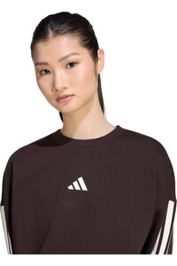 adidas sudadera mujer Sudadera felpa Essentials 3 Stripes vista detalle