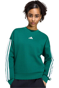 adidas sudadera mujer Sudadera felpa Essentials 3 Stripes vista detalle