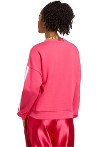 adidas sudadera mujer Sudadera felpa Essentials 3 Stripes vista trasera