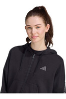 adidas sudadera mujer Sudadera Seasonal Ess cremallera 3S vista detalle