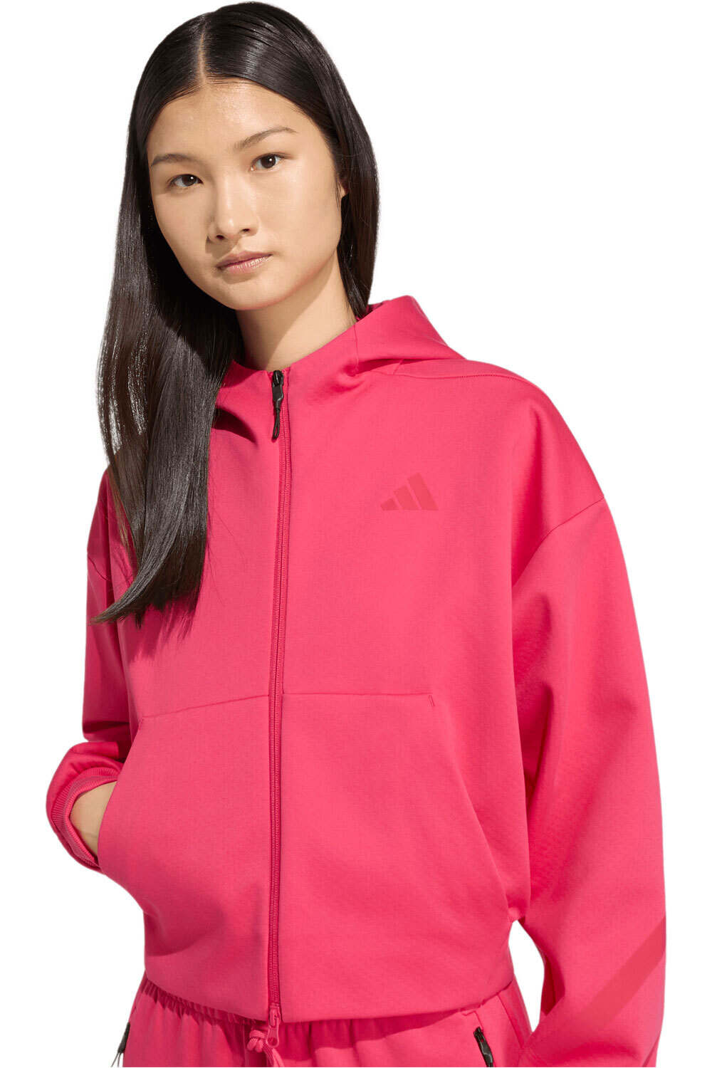 adidas sudadera mujer Sudadera Z.N.E. CROPPED FULL ZIP 03