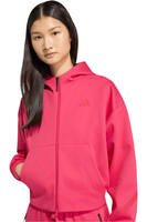 adidas sudadera mujer Sudadera Z.N.E. CROPPED FULL ZIP 03