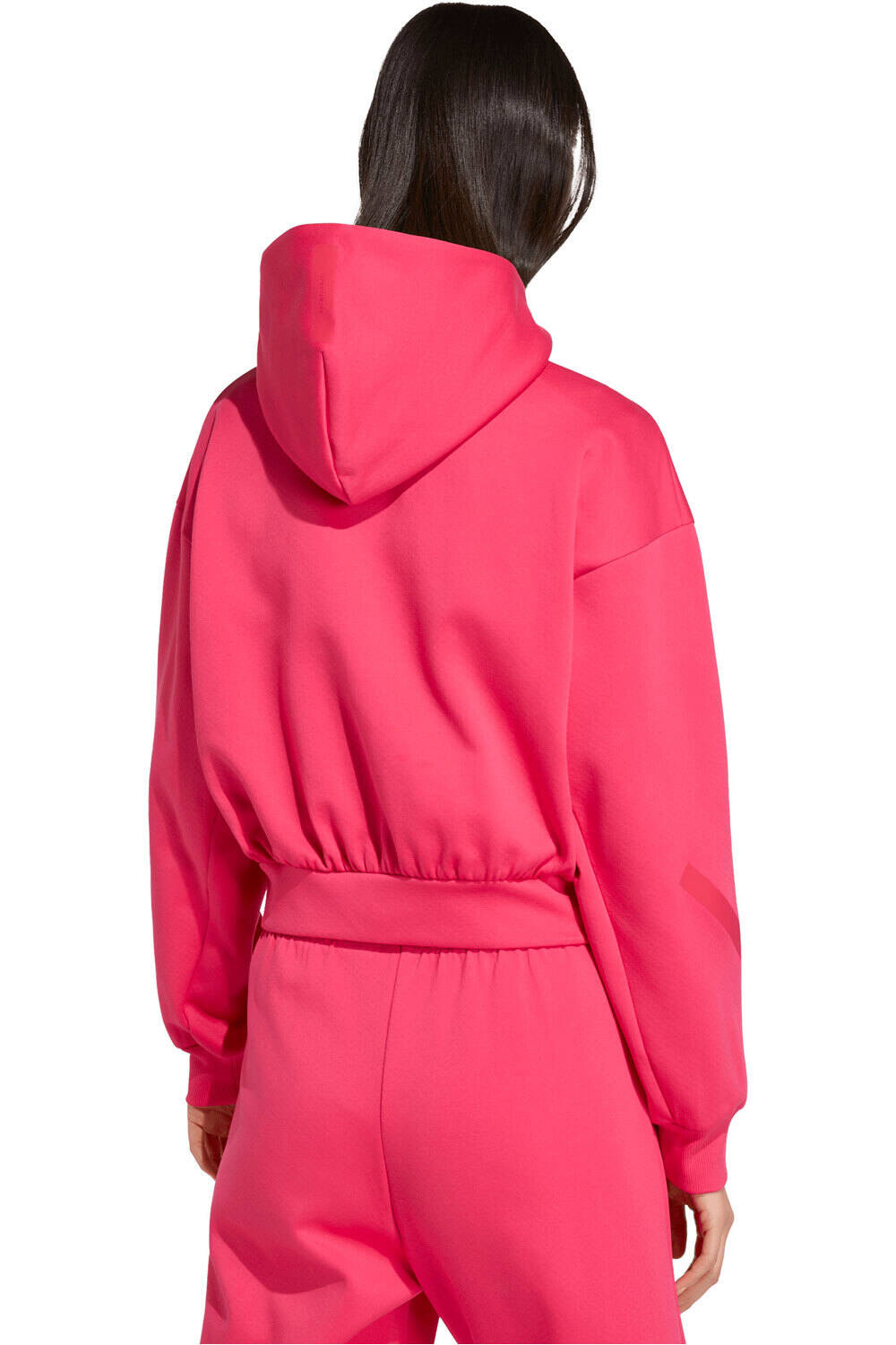 adidas sudadera mujer Sudadera Z.N.E. CROPPED FULL ZIP vista trasera