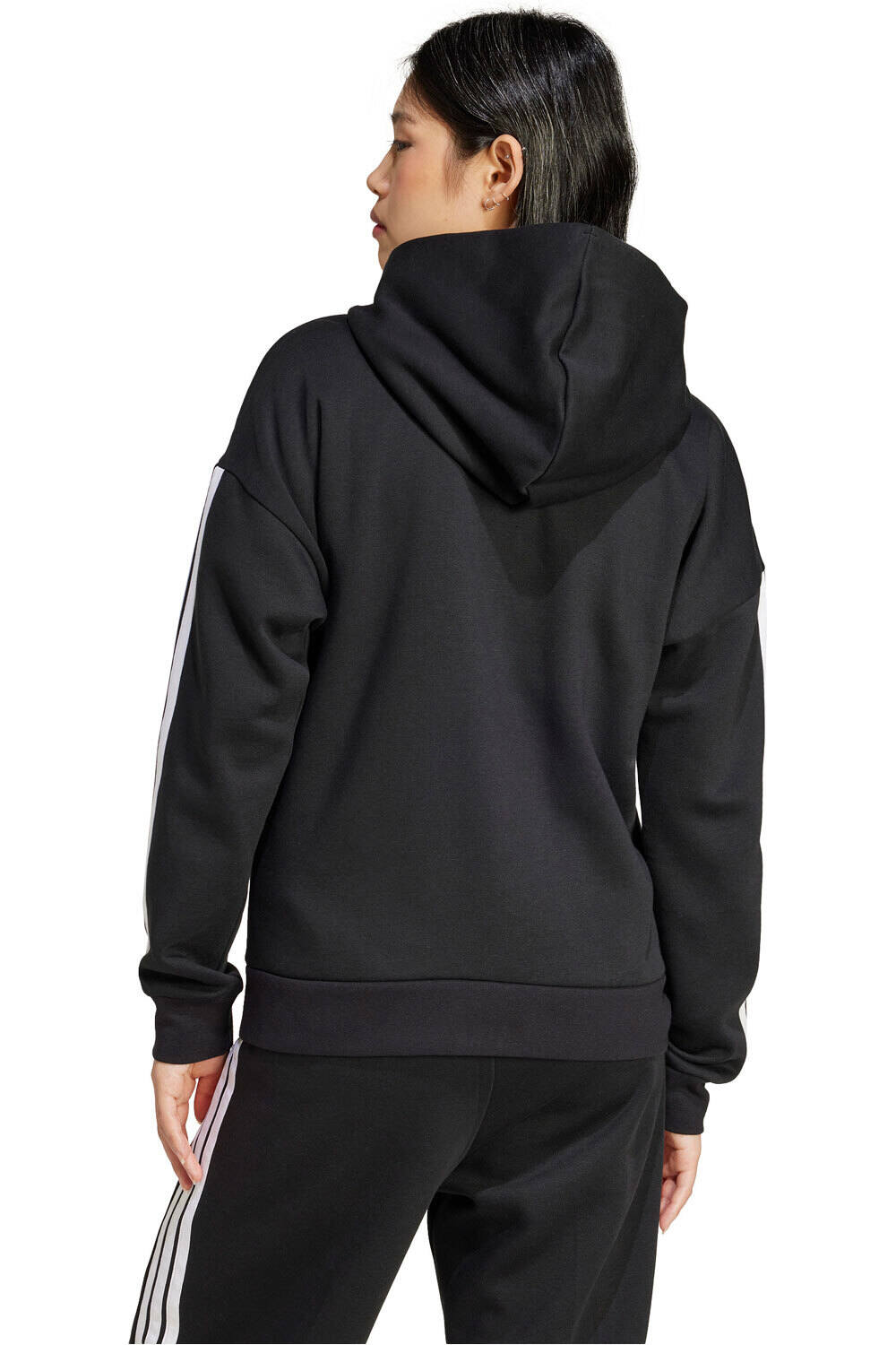 adidas sudadera mujer W 3S FL FZ HD vista trasera