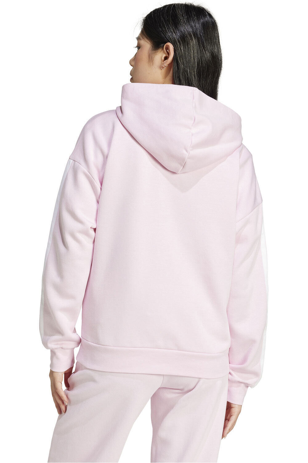 adidas sudadera mujer W 3S FL FZ HD vista trasera