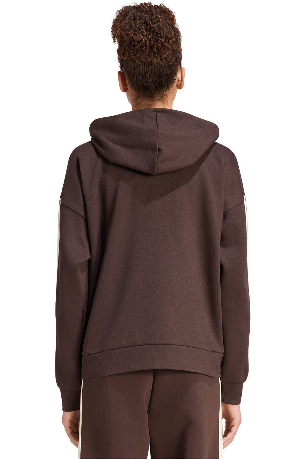 adidas sudadera mujer W 3S FL FZ HD vista trasera