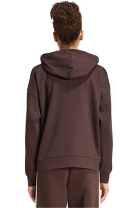 adidas sudadera mujer W 3S FL FZ HD vista trasera