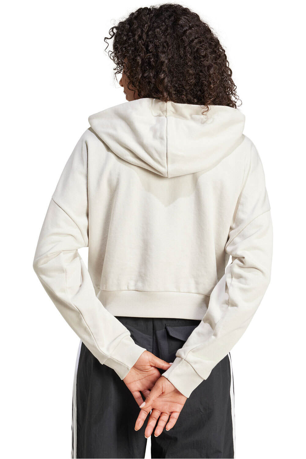 adidas sudadera mujer W 3S FT QZ HD vista trasera