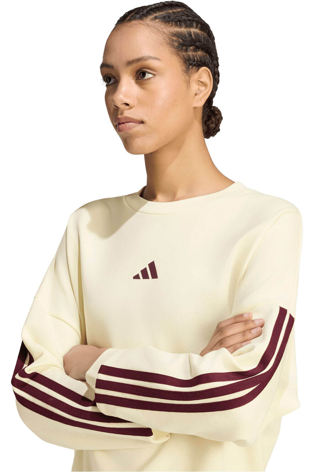 adidas sudadera mujer W 3S FT SWT vista detalle