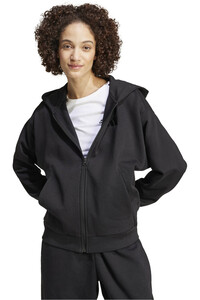 adidas sudadera mujer W ALL SZN FZ HD vista detalle