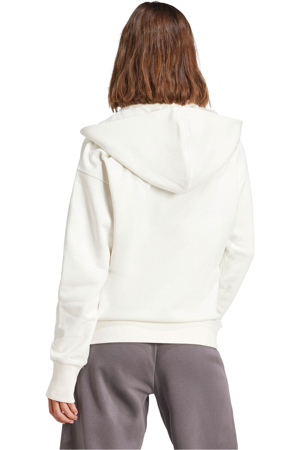 adidas sudadera mujer W ALL SZN FZ HD vista trasera