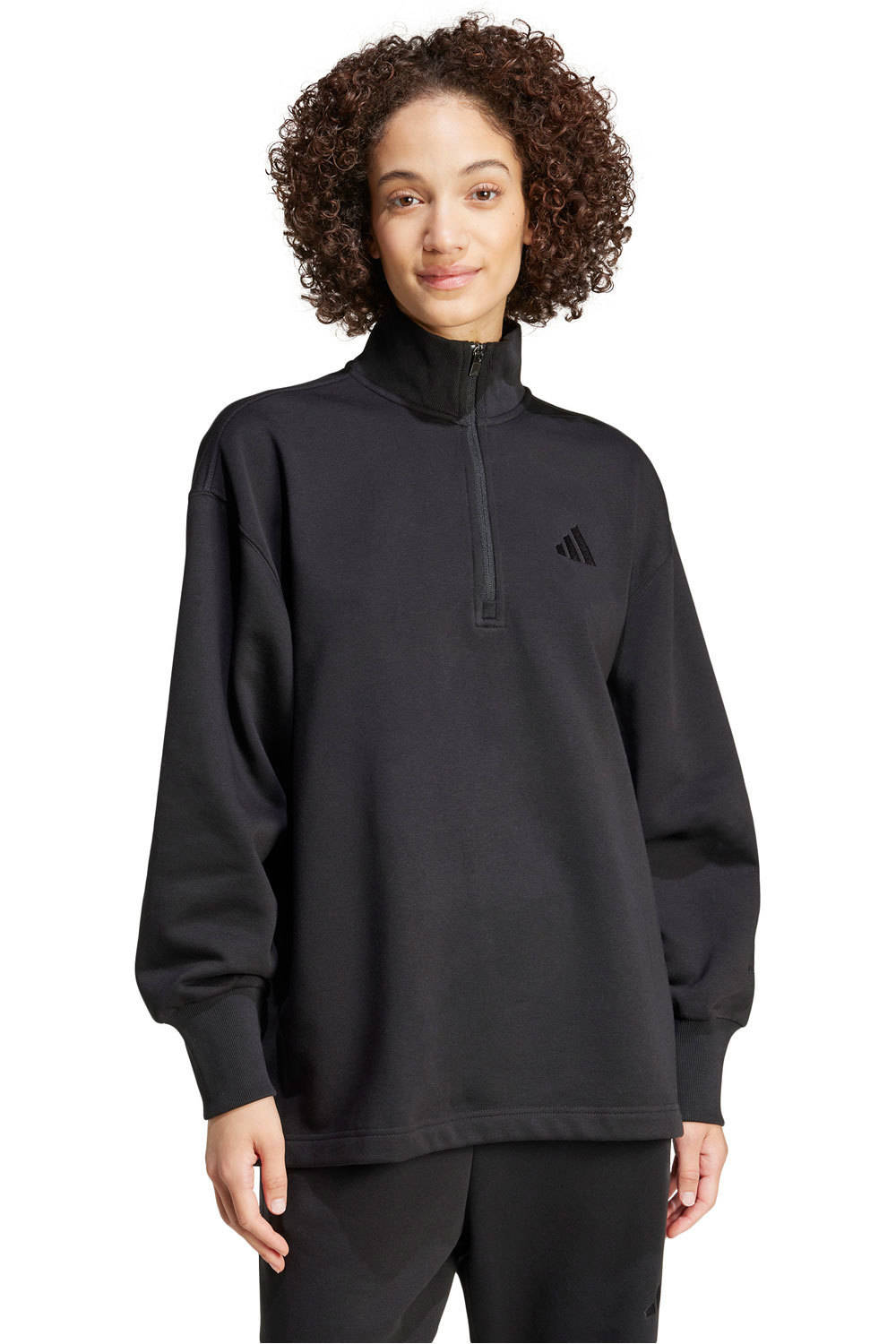 adidas sudadera mujer W ALL SZN QZ vista frontal