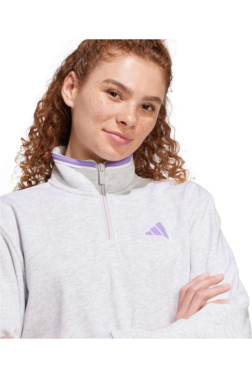 adidas sudadera mujer W CB 14ZIP vista detalle