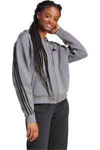 adidas sudadera mujer W FI 3S FZ HD vista detalle
